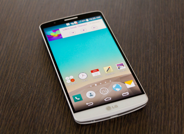 LG G3 2 Sim Dual LTE D858 thiết kế mặt trước