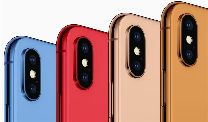 iphone x 2018 sẽ có 5 màu