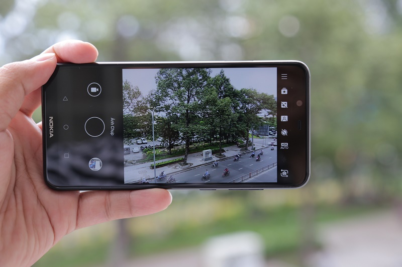 nokia x5 2018 đập hộp giao diện camera 