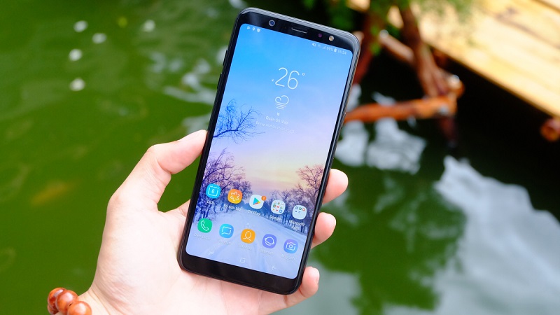samsung galaxy a6 plus màn hình 