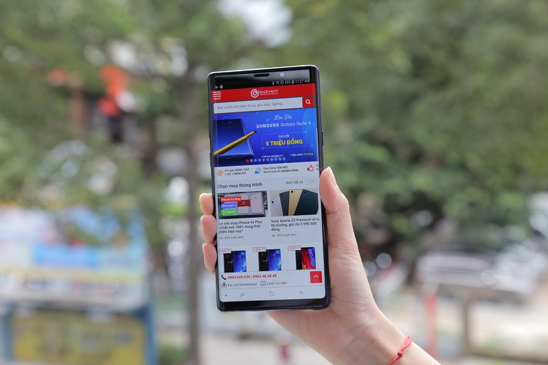 Samsung Galaxy Note 9 sở hữu màn hình vô cực kích thước 6.4 inch
