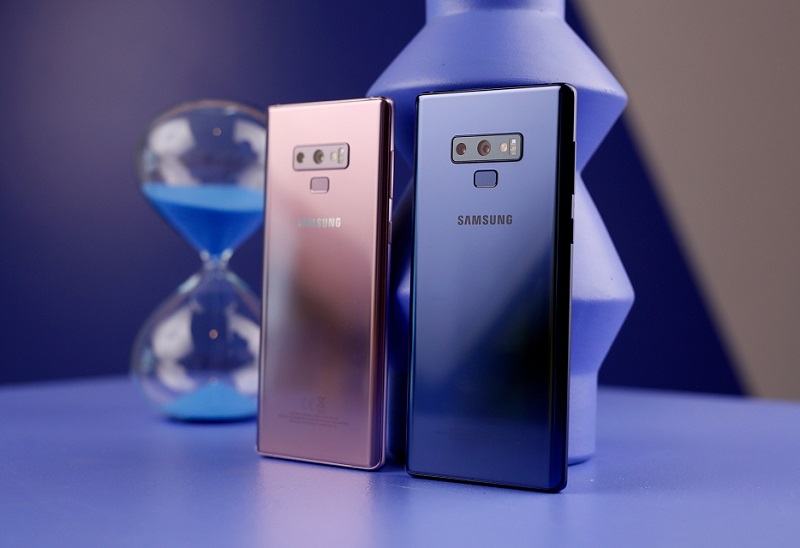 samsung galaxy note 9 mới ra mắt bản màu xanh, màu hồng 