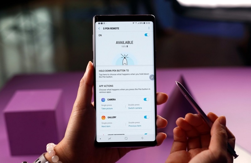 samsung galaxy note 9 mới ra mắt bút s pen