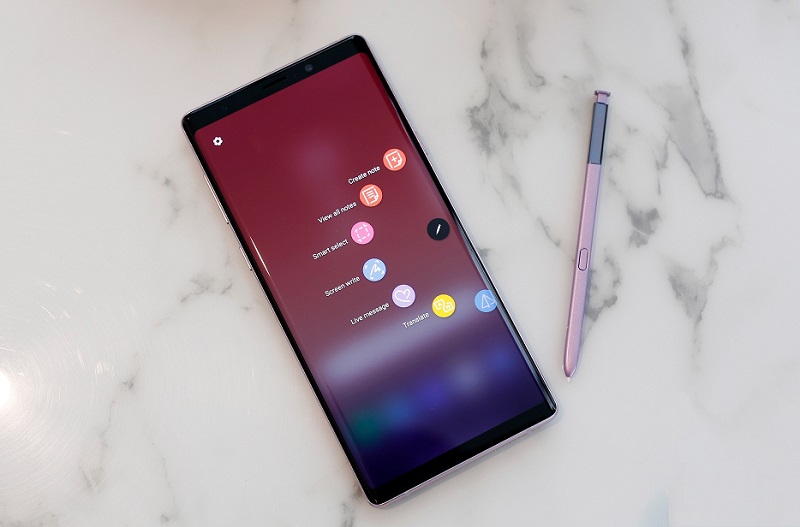 samsung galaxy note 9 mới ra mắt máy và bút s pen