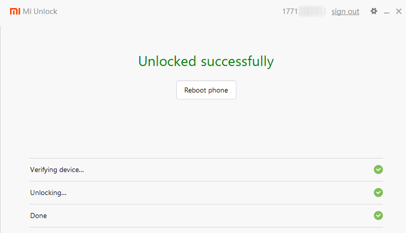 unlock bootloader bước 16