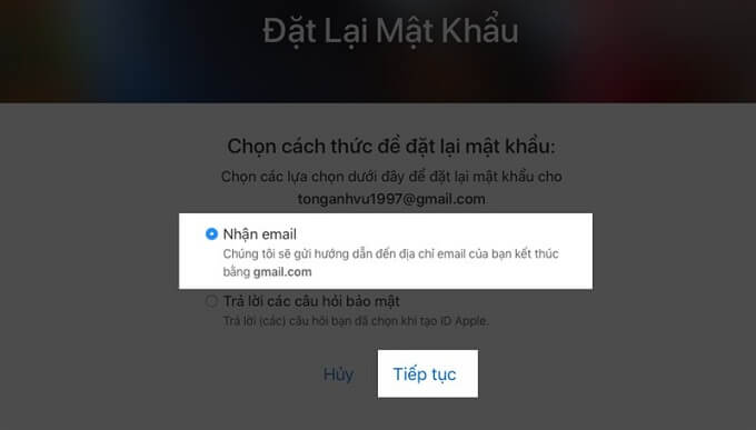 mật khẩu Apple ID 3