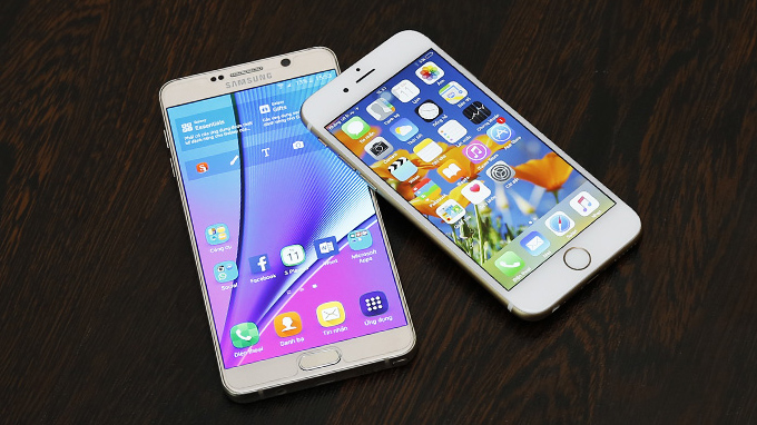 So sánh Samsung Galaxy Note 5 và iPhone 6