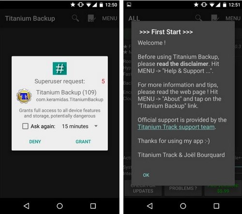 sao lưu dữ liệu trên Android 4