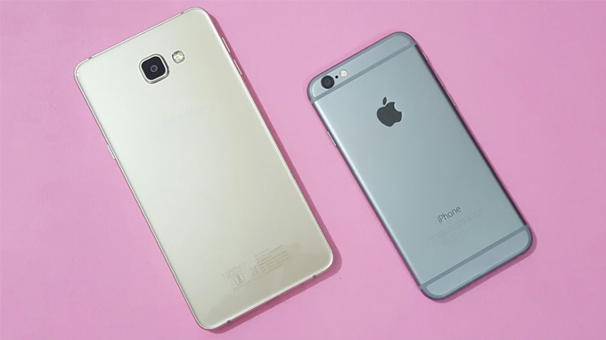 so-sanh-iphone-6-64gb-quoc-te-va-samsung-galaxy-a9-pro-duchuymobile