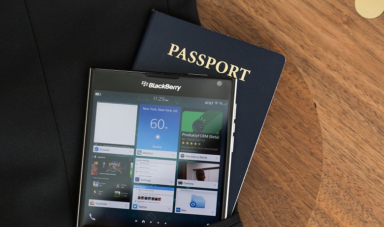Thiết kế Blackberry Passport