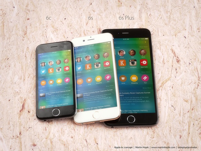 Chân dung mẫu iPhone 6C màn hình 4 inch tuyệt đẹp