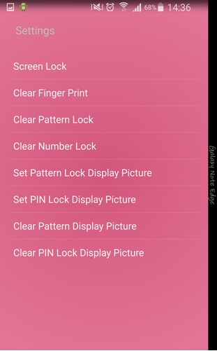 mở, khóa bằng dấu vân tay trên Android 5