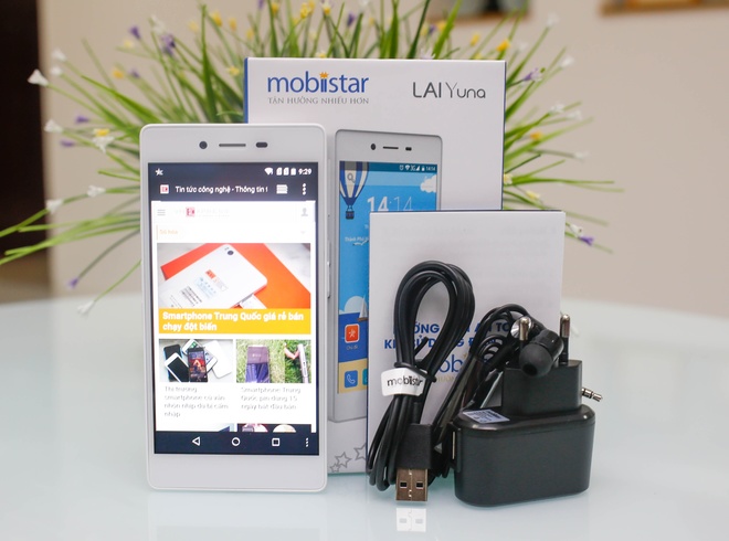 Mobiistar Lai Yuna - smartphone thời trang giá mềm