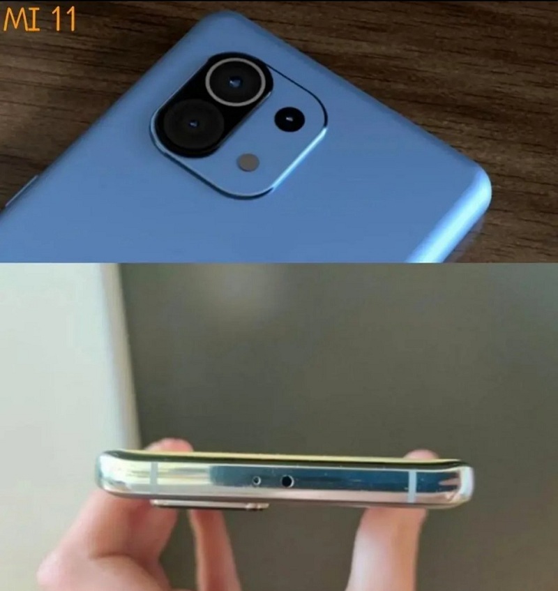 thiết kế Xiaomi Mi 11