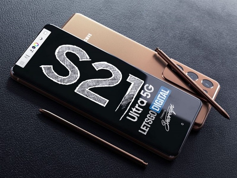 thiết kế Samsung Galaxy S21 Ultra