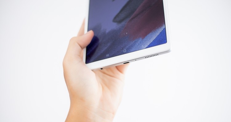 trên tay Galaxy Tab A7 Lite