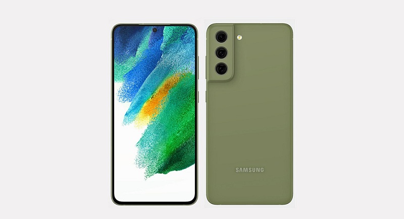 Samsung Galaxy S21 FE màu xanh