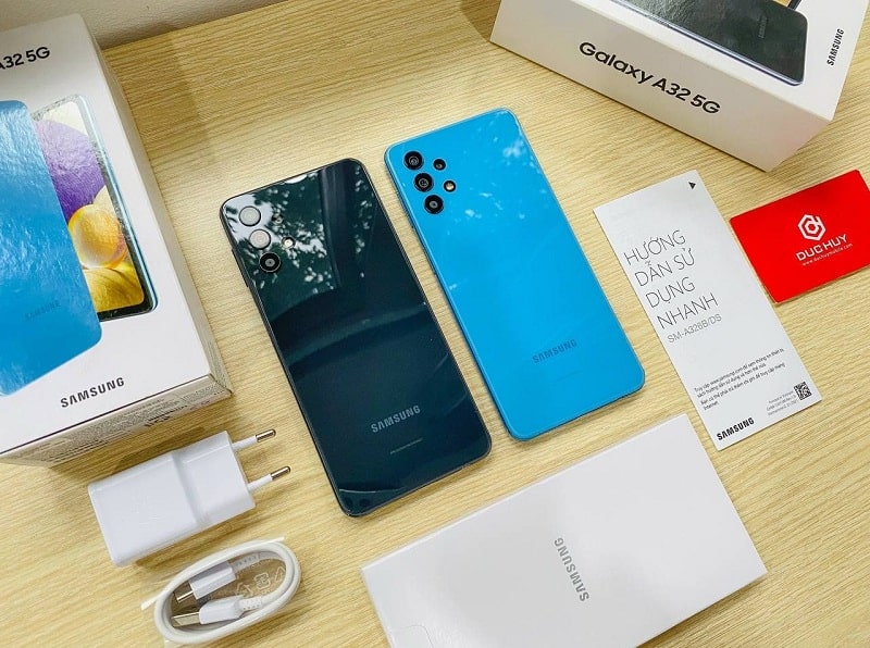 Đập hộp Galaxy A32 5G