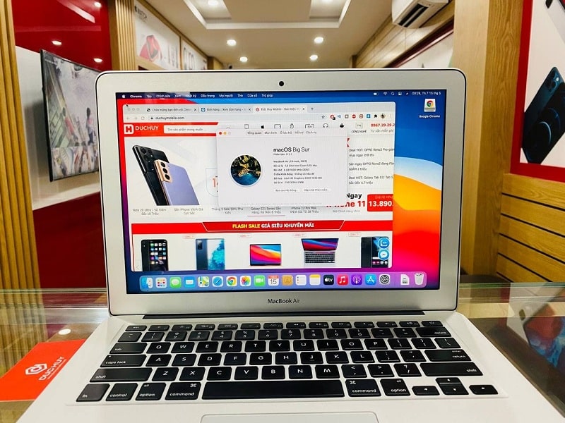 kiểm tra MacBook cũ