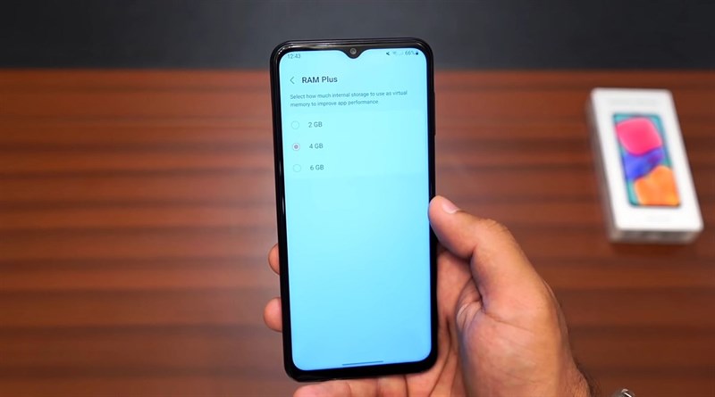 ram ảo Samsung Galaxy M34 5G