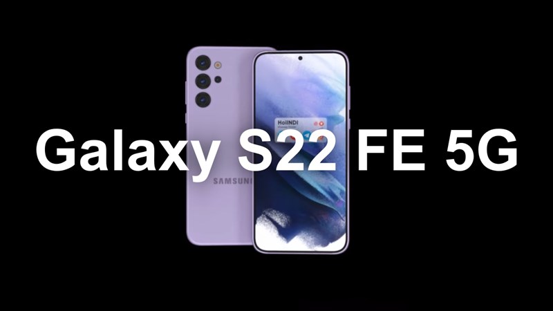 Thiết kế Samsung Galaxy S22 FE 5G 