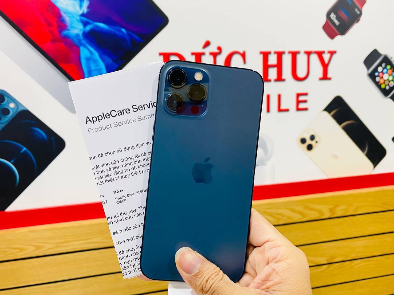 iPhone 12 Pro Max 128GB Chính Hãng màu xanh