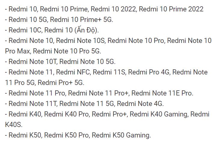 Redmi Android 13 