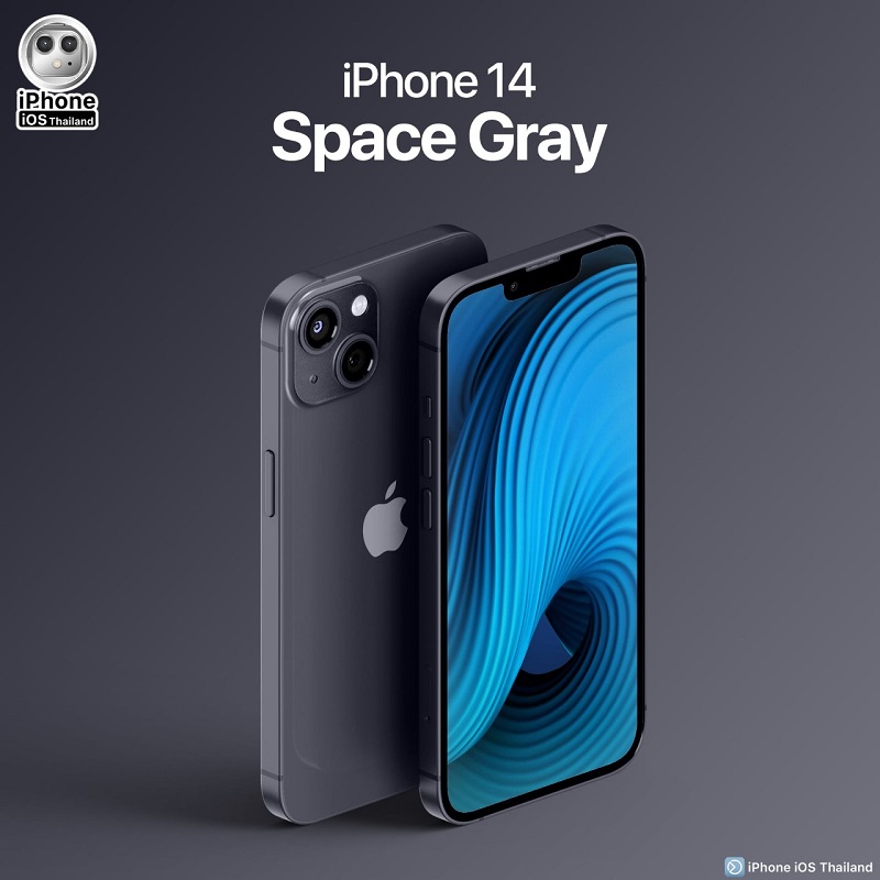 iPhone 14 màu xám Space Gray 