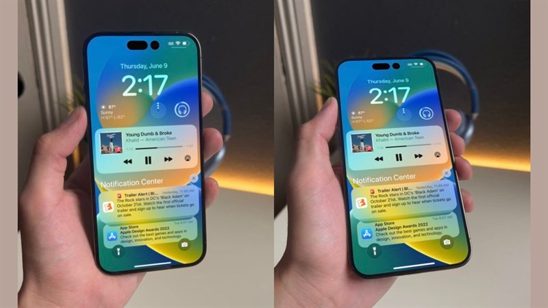 trên tay iPhone 14 Pro