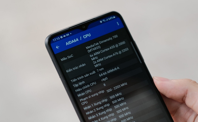cấu hình Samsung Galaxy A22 5G