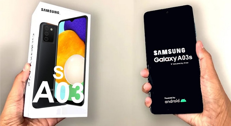 Đập hộp Samsung Galaxy A03s