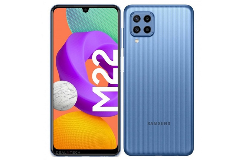 thiết kế Samsung Galaxy M22