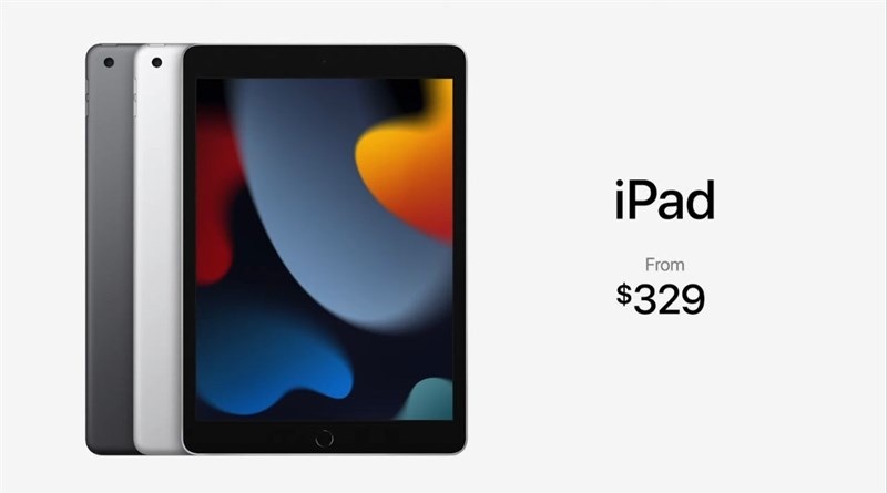 Giá bán iPad Gen 9 tại Mỹ