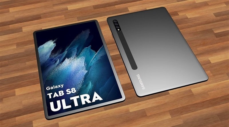 thiết kế Samsung Galaxy Tab S8 Ultra 