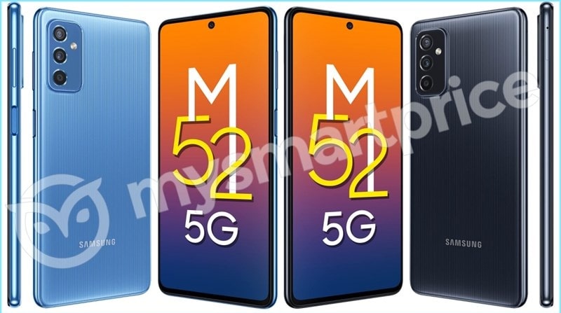 thiết kế Samsung Galaxy M52 5G