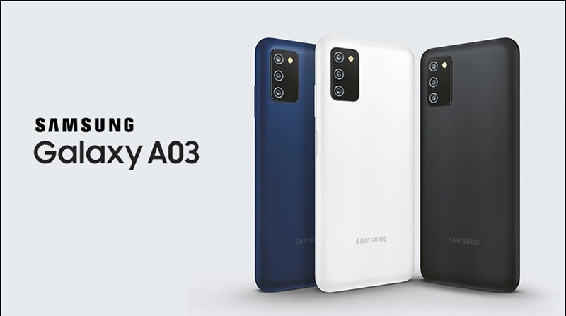 thiết kế Samsung Galaxy A03