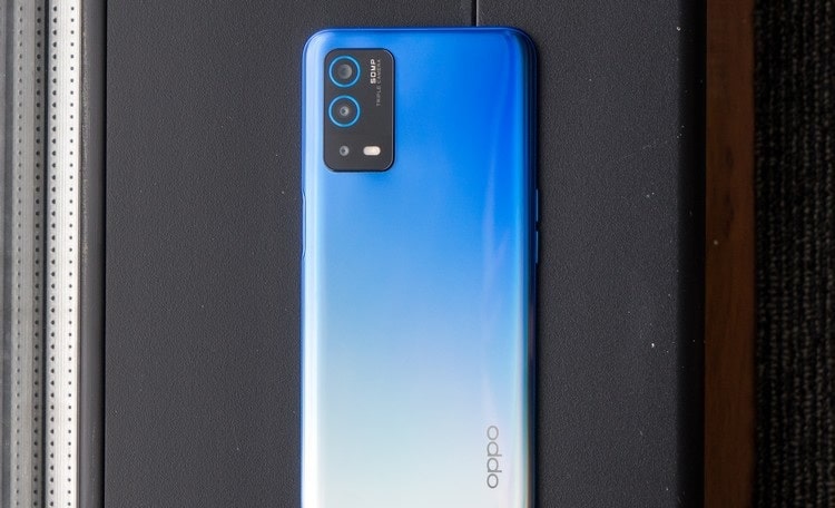 thiết kế OPPO A55