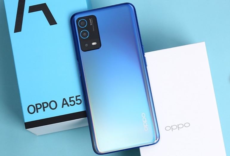 OPPO A55 màu Xanh 