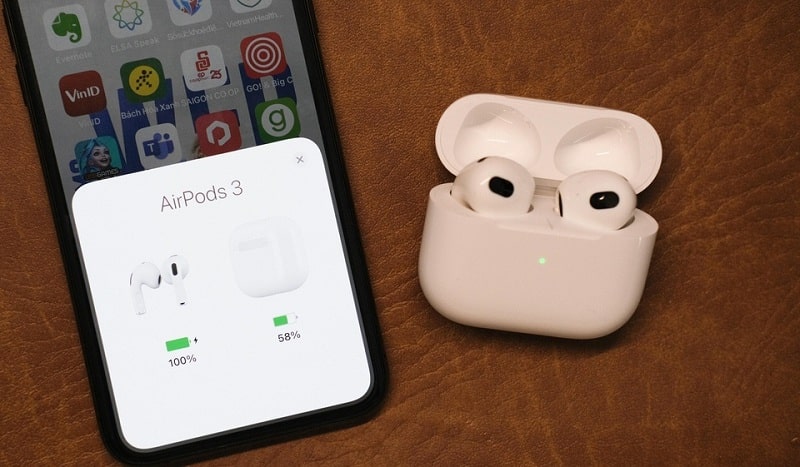 kết nối tai nghe Apple AirPods 3