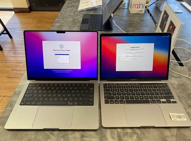 So sánh MacBook Pro 2021 vs MacBook Pro 2020