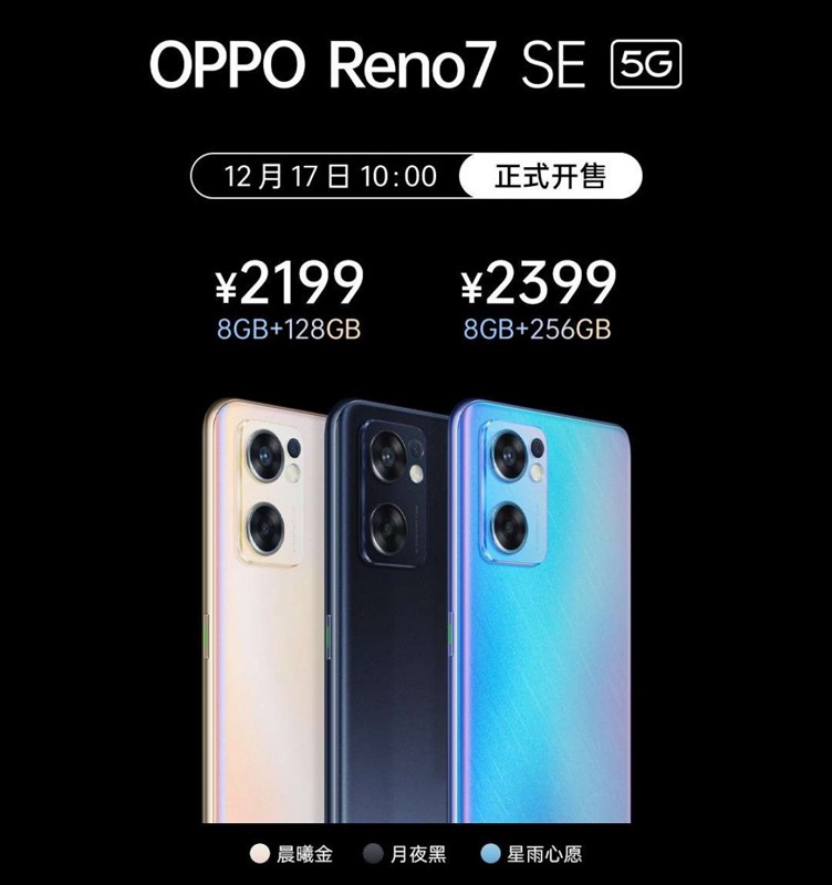giá Oppo Reno7 SE 5G