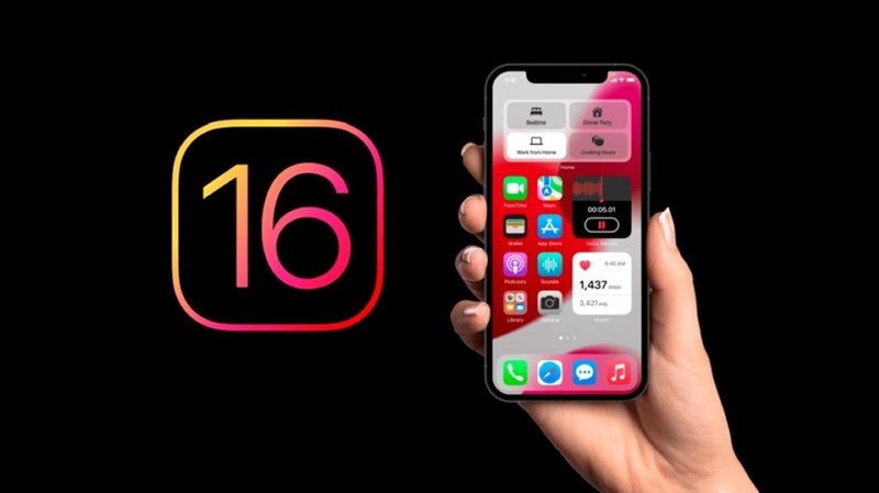 iPhone được cập nhật iOS 16