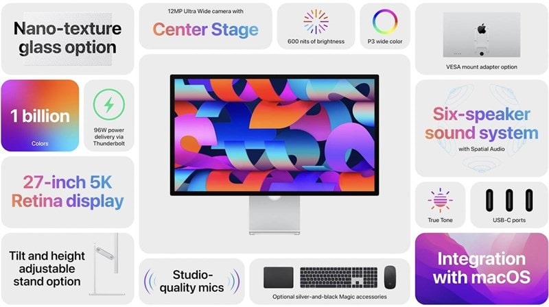 giá màn hình Apple Studio Display 2022 27" 5K