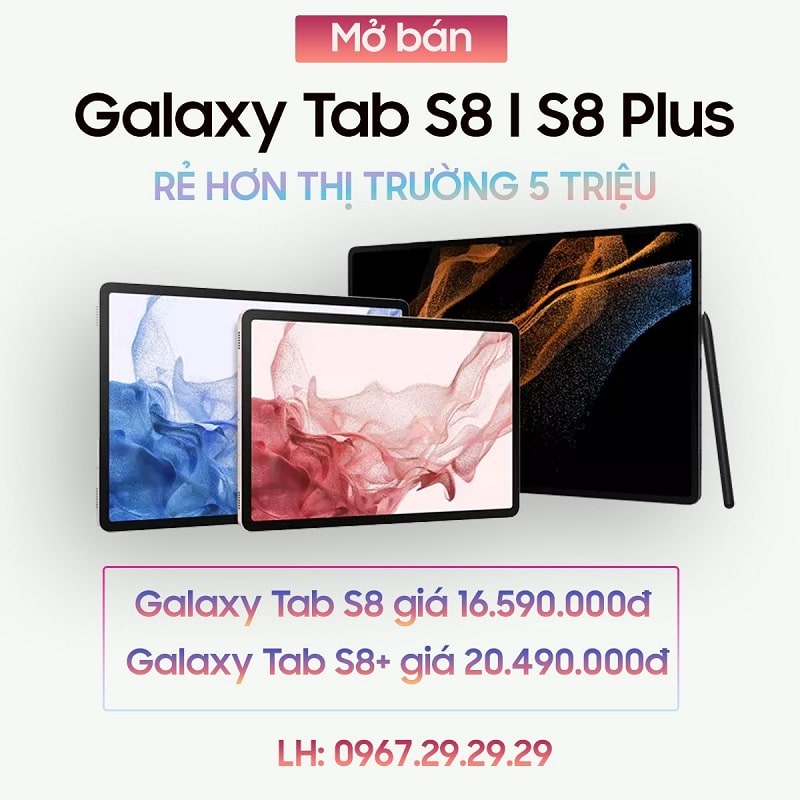 Galaxy Tab S8 5G, Galaxy Tab S8+ 5G