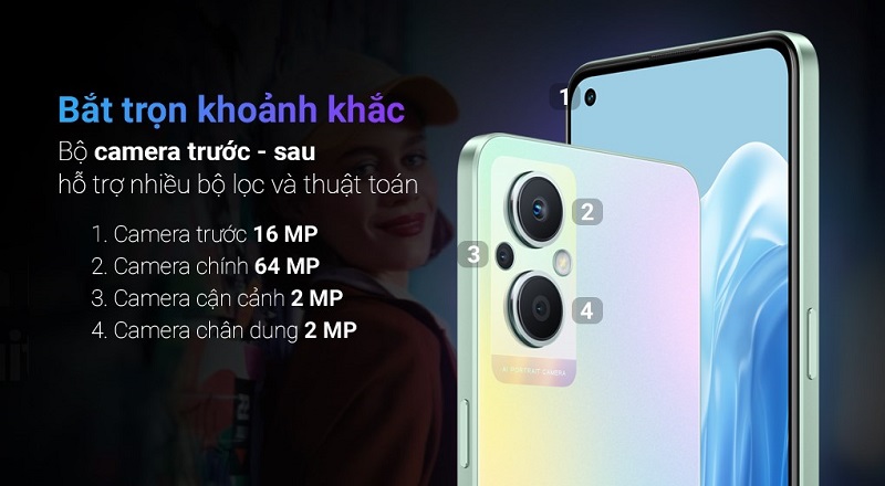 cụm camera của OPPO Reno7 Z 5G