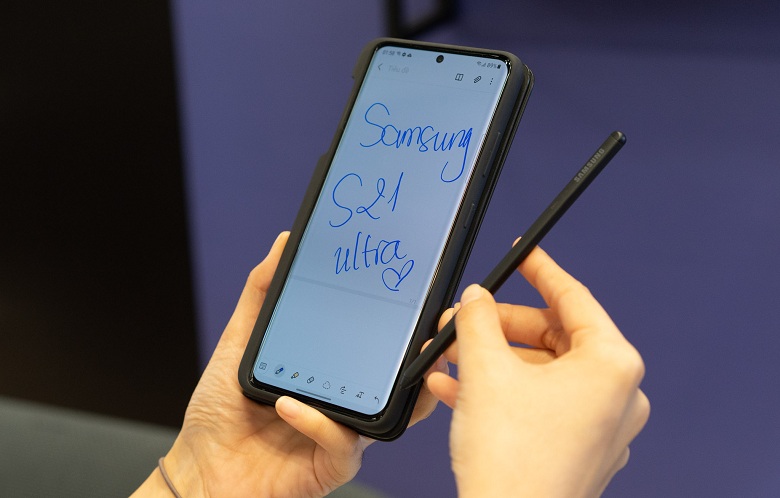 Bút S-Pen của Galaxy S21 Ultra 5G