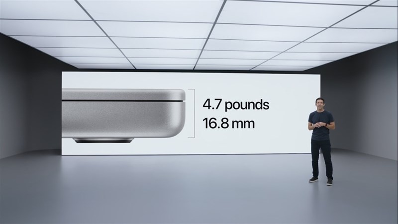 Kích thước MacBook Pro 16 inch 2021 Chip M1 Pro