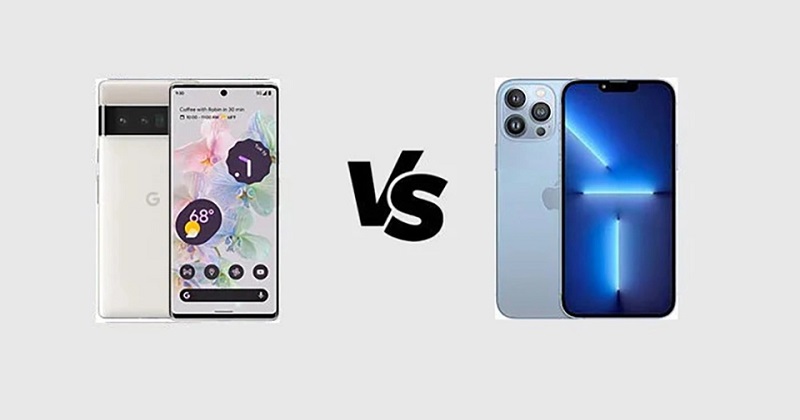 So sánh iPhone 13 Pro Max vs Google Pixel 6 Pro