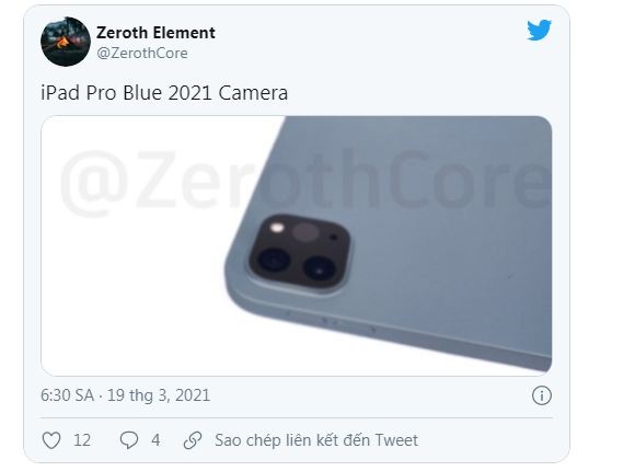 camera iPad Pro 2021