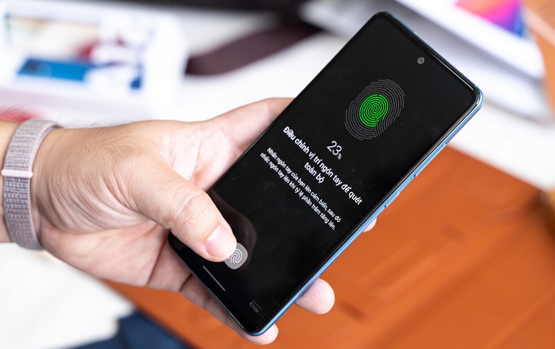vân tay Samsung Galaxy A52